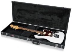 Gator Cases Deluxe Wood Case for Jaguar, Jagmaster and Jazzmaster Style Guitars