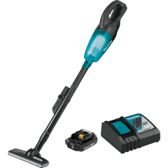 Makita XLC02R1B 18V LXT Lithium-Ion Compact Cordless (2.0Ah) Vacuum Kit