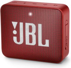 JBL Go 2 Waterproof Portable Bluetooth Speaker with 5-hours of Playtime, Ruby Red