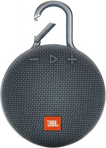 JBL Clip 3 Waterproof Portable Bluetooth Speaker with 10-hours of Playtime, Ocean Blue