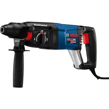 Bosch 11255VSR Bulldog Xtreme, 8 Amp 1-Inch Corded Variable Speed Sds-Plus Concrete/Masonry Rotary Hammer Power Drill with Carrying Case, Blue