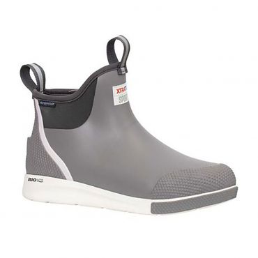 Xtratuf Men's Ankle Deck Sport Rubber Boots, Grey, Size 12
