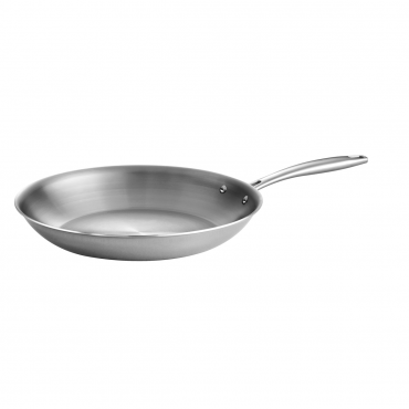 Tramontina 80116/007DS 12-Inch Fry Pan Stainless Steel Tri-Ply Clad