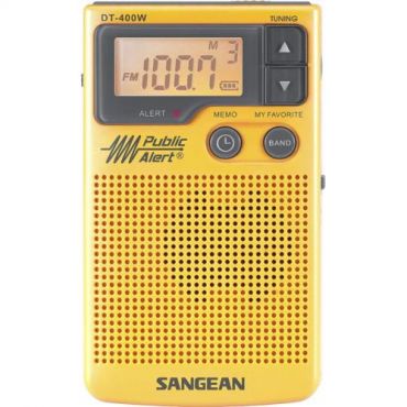 SANGEAN AM / FM Digital Weather Alert Pocket Radio