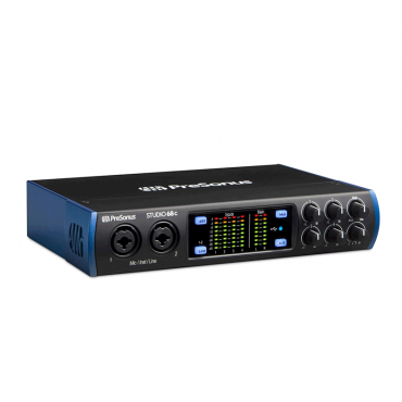PreSonus Studio 68c 6x6, 192 kHz, USB-C Audio Interface, 4 Mic Pres-4 Line Outs