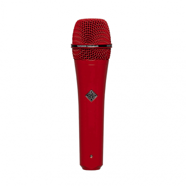 Telefunken Dynamic Series Cardioid Handheld Microphone, Red