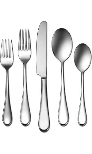 Oneida T351045AL20 Icarus 45-Piece Flatware Set, Service for 8