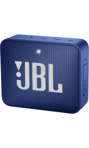 JBL Go 2 Waterproof Portable Bluetooth Speaker with 5-hours of Playtime, Deep Sea Blue