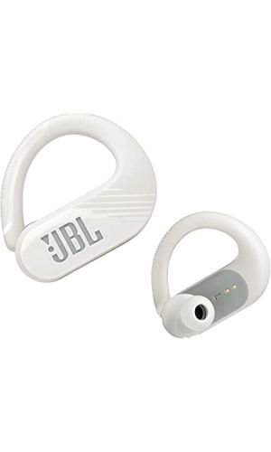 JBL Endurance Peak II True Wireless Earhook Sport Headphones, White