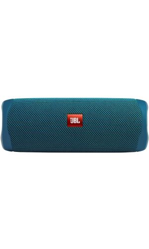 JBL Flip 5 Eco Waterproof Portable Speaker with Bluetooth, Built in Battery, and Microphone, Made from 90% Recycled Plastic, Ocean Blue