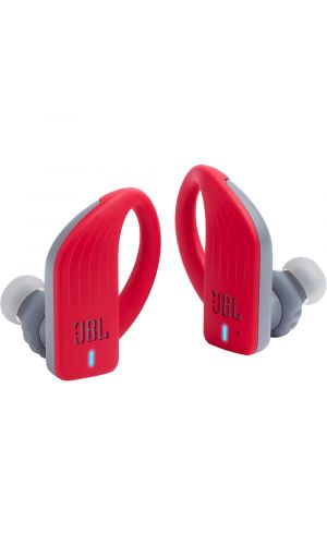 JBL Endureance Peak In-Ear Waterproof True Wireless Sport Headphone with Play/Pause/ Volume Touch Control and Auto switch On/OfF, Red