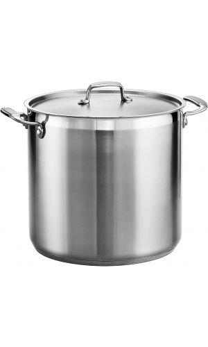 Tramontina 80120/002DS 20-Quart Covered Stock Pot Gournmet, Stainless Steel