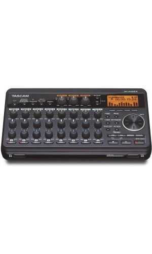 Tascam DP-008EX 8-Track Digital Pocketstudio Multi-Track Audio Recorder, Black