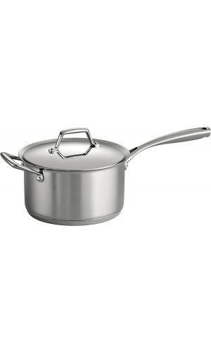 Tramontina 4 Qt Covered Sauce Pan 3.8 L - Ø20 cm, Stainless Steel