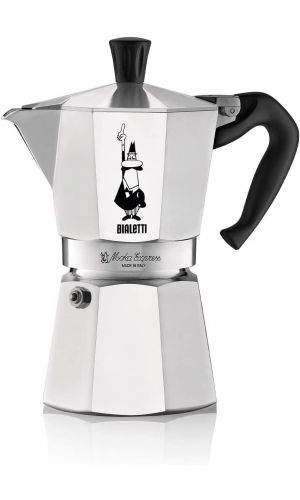 Bialetti 6 Cup Moka Express, Silver