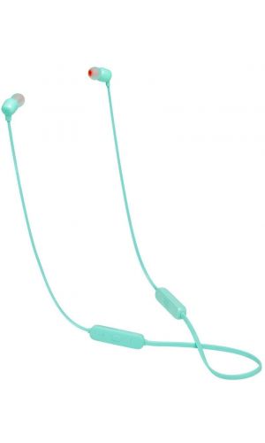 JBL Tune 115BT In-Ear Wireless Headphone with 3-button Mic/Remote, Flat Cable, Teal