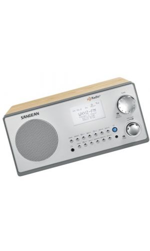 SANGEAN HD RadioTM / FM / AM Wooden Cabinet Table Top Radio