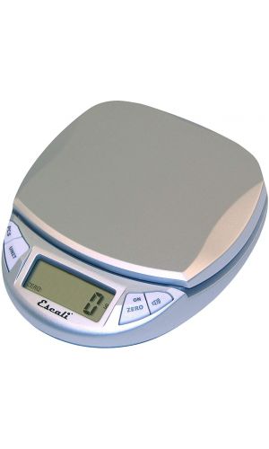 Escali N115S Pico Digital Scale, 11lb Capacity, Silver/Grey