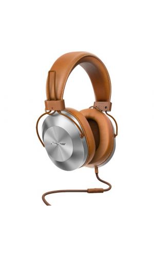 Pioneer Hi-Res Over Ear Headphone, Tan Aluminum Housing Case