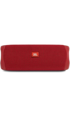 JBL Flip 5 Waterproof Portable Speaker with Bluetooth, Built-in Battery and Microphone, Red