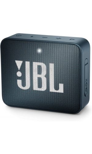 JBL Go 2 Waterproof Portable Bluetooth Speaker with 5-hours of Playtime, Slate Navy